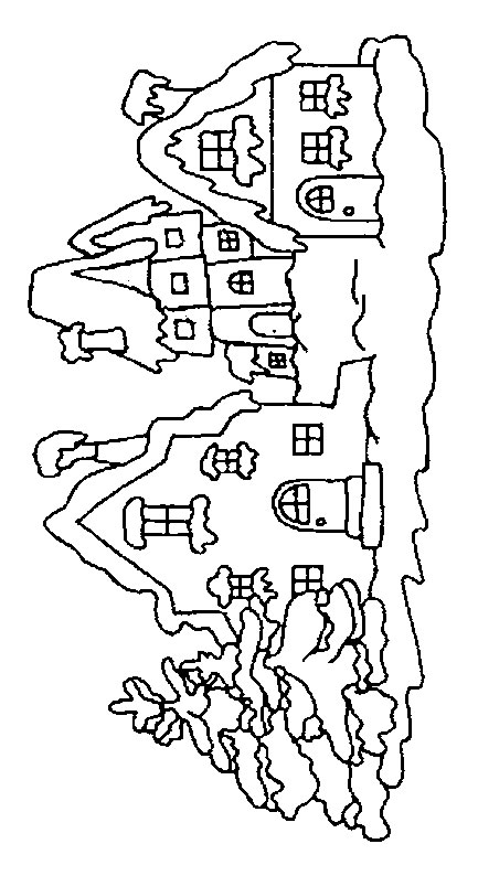 Domy i mieszkania kolorowanki